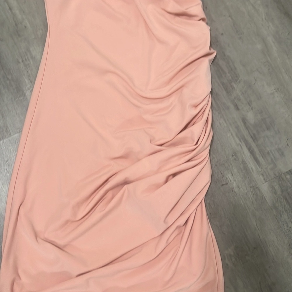 NEW with tags REVOLVE X Michael Costello Kimberly Mini Dress Light Mauve Small - Picture 7 of 9